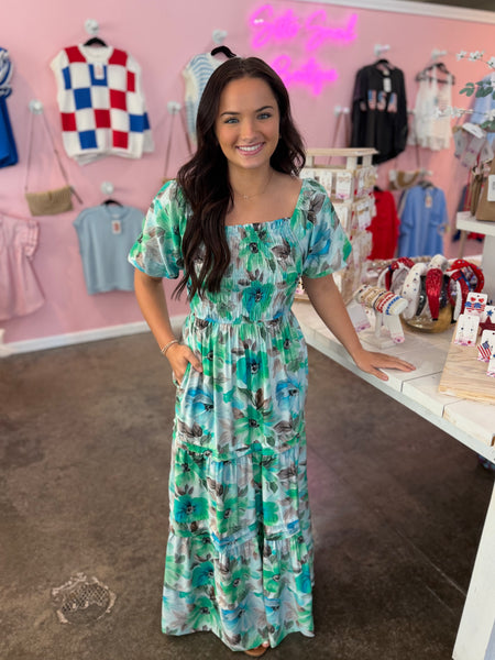 Flawless Florals Maxi Dress