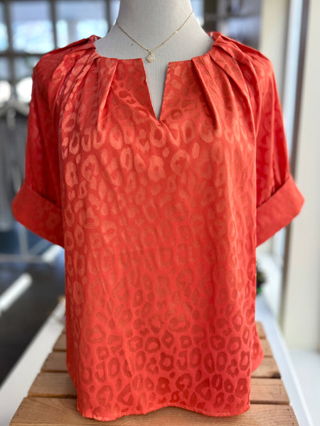 Fiercely Fabulous Top - Coral