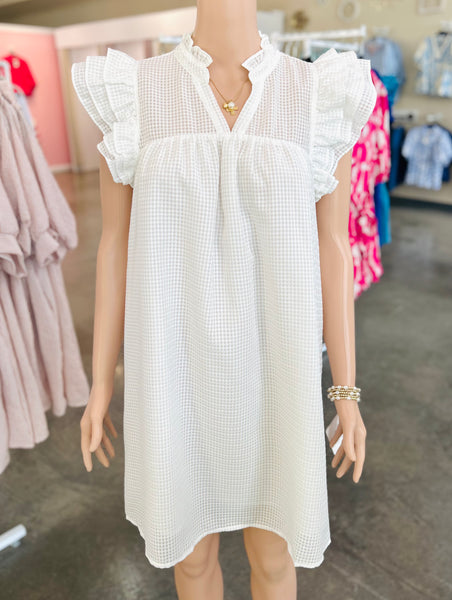New Girl In Town Dress - White