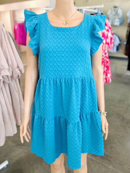Around The City Dress - Blue