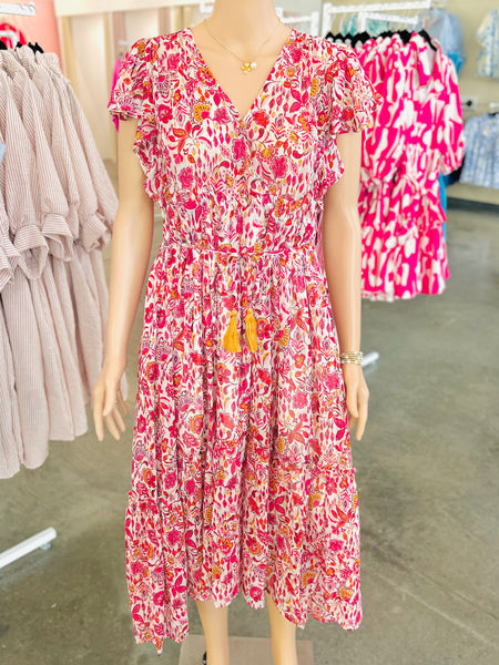 Spring Time Sonata Dress - Pink