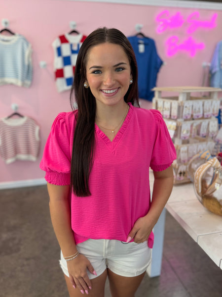 Sweet Bloom Blouse - Pink