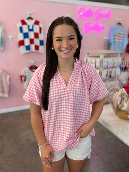 Picnic Date Blouse - Pink