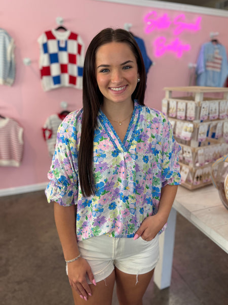 Wild Flower Weekend Blouse
