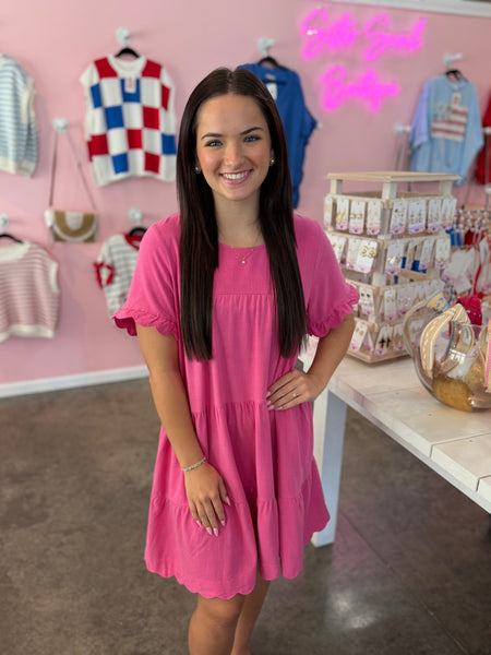 Gracefully Yours Dress - Pink