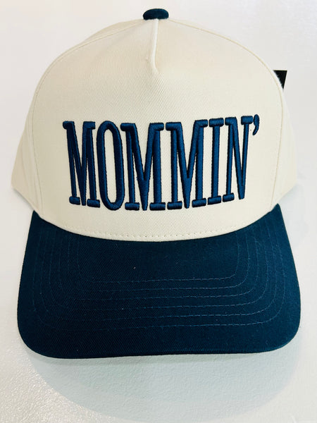 Mommin' Baseball Cap - Navy