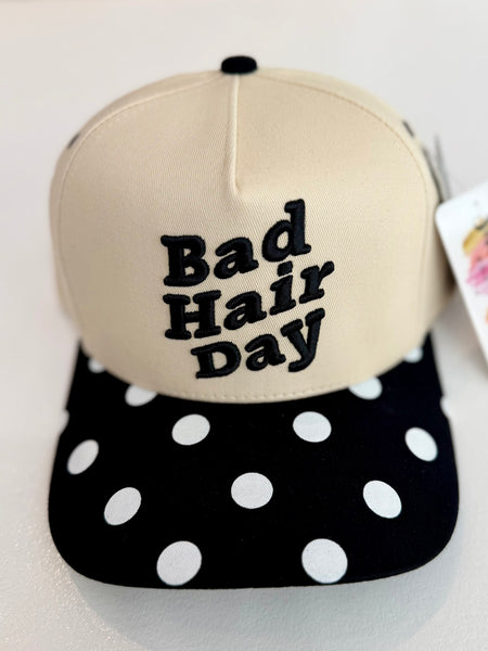 "Bad Hair Day" Embroidered Cap