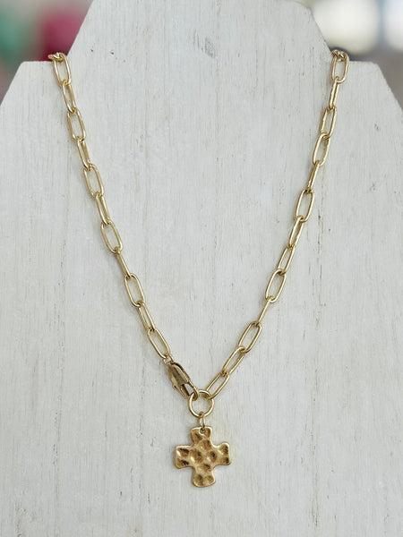 Sunday Darling Cross Necklace
