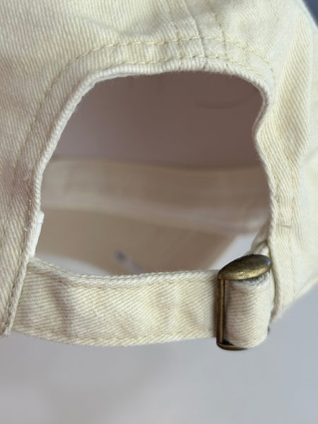Triple Bows Baseball Cap - Beige