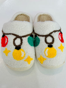 Christmas Light Slippers