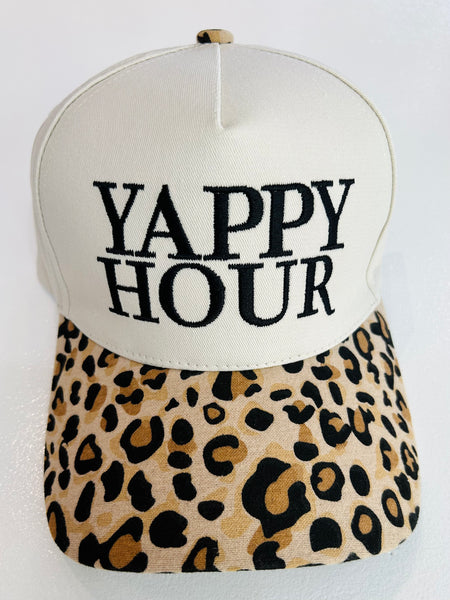 "Yappy Hour" Cap - Cheetah