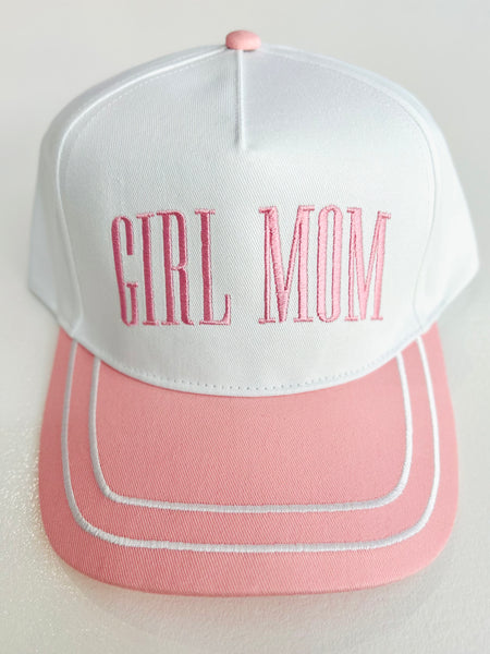 "GIRL MOM" Hat - Pink