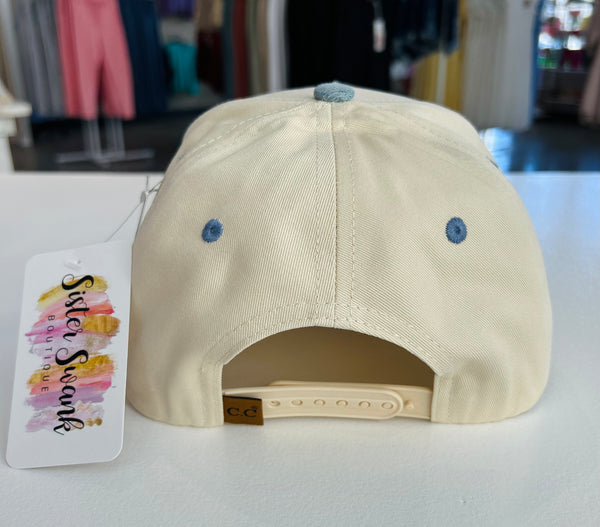 "GOD IS GOOD" Hat - Blue
