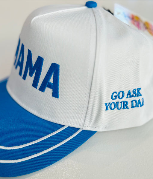 "MAMA" Hat - Blue