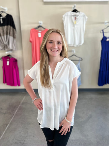 Better Than Basic Blouse - White