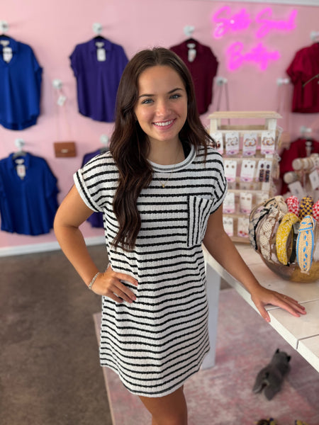 Forever Flattering Knit Dress - Black