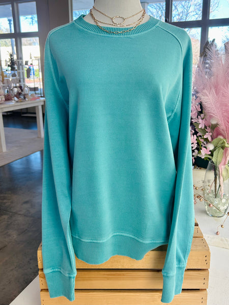 Cozy Nights Sweater - Turquoise