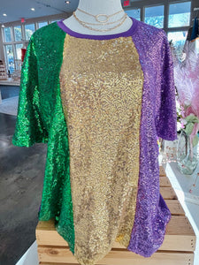 Beads And Bling Top - Purple