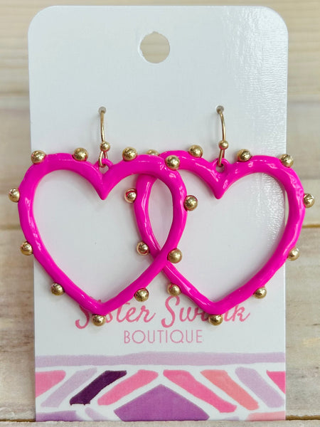 Lover Girl Heart Earrings