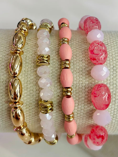 Pretty in Pink Bracelet Set