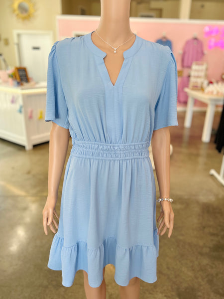 Easy Elegance Dress - Blue