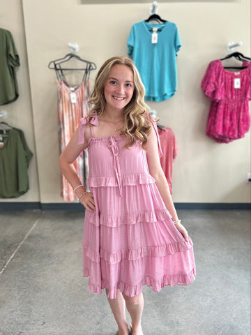 Here For The Fun Dress - Pink