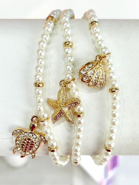 Pearl Reef Charm Stack