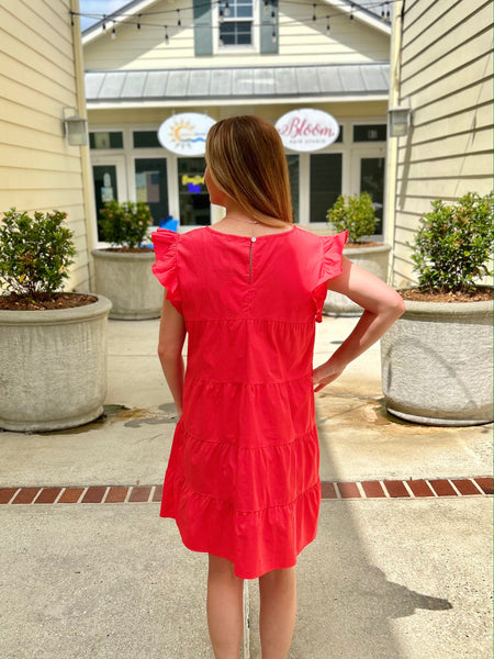 Living A Dream Dress - Coral