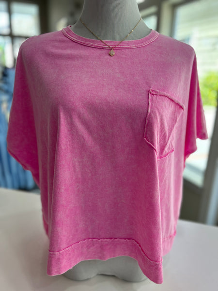 Core Comfort Top - Pink