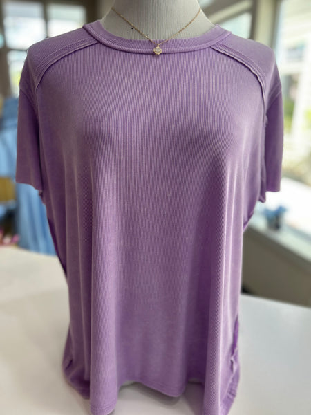 Simple Statement Top - Purple