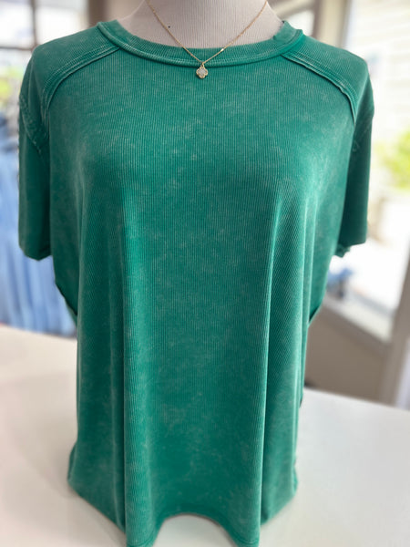 Simple Statement Top - Green
