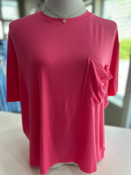 Soft Statement Top - Pink