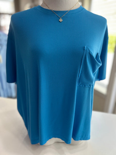 Soft Statement Top - Blue