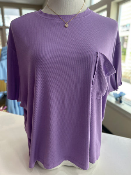Soft Statement Top - Purple