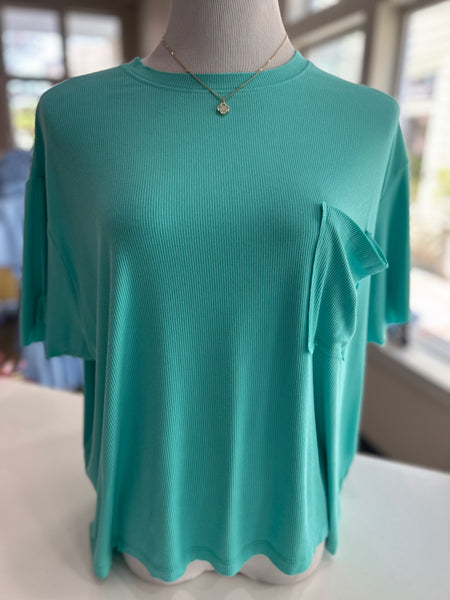 Soft Statement Top - Mint