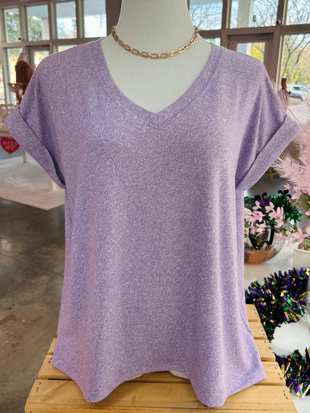 Casual Weekend Tee - Lavender