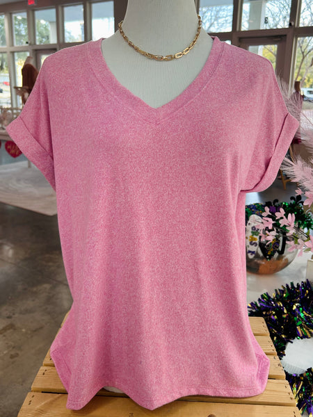 Casual Weekend Tee - Pink