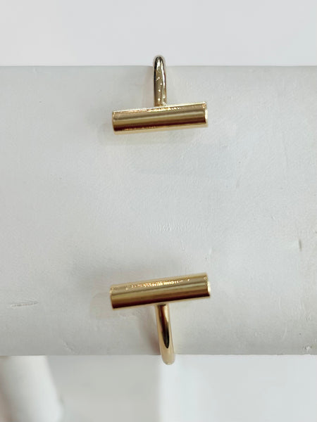 Minimal Bar Edge Bracelet - Gold