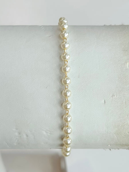 Classic Pearl Link Bracelet