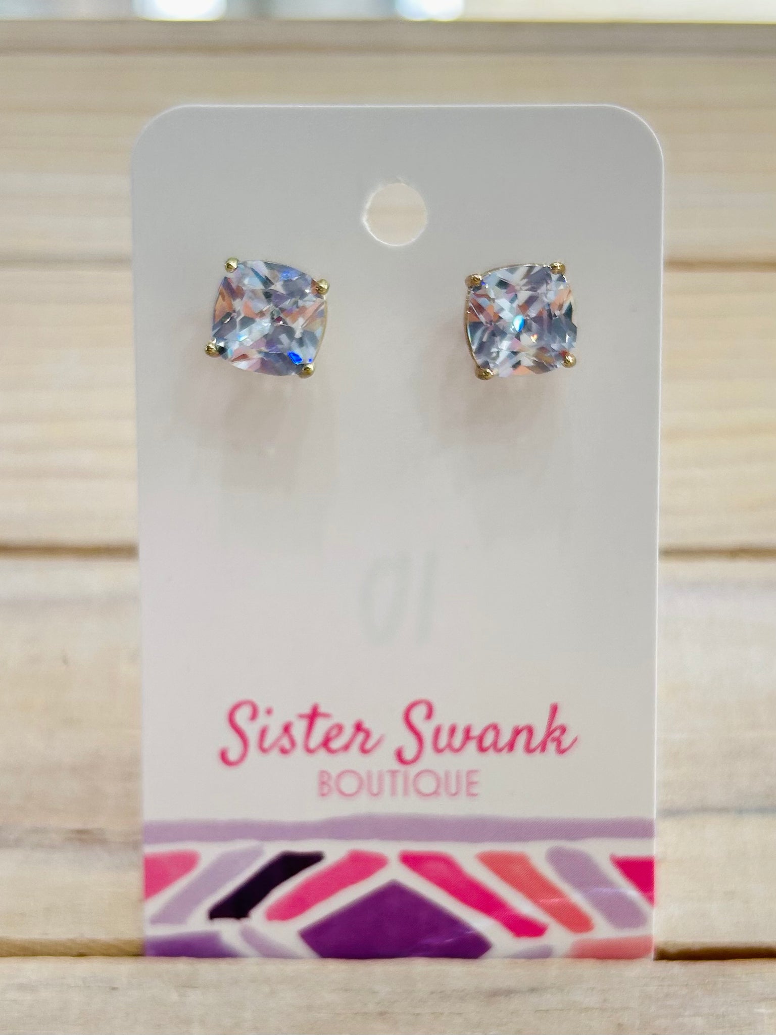 Simple Iridescent Studs