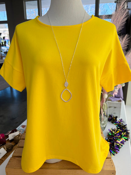 Easy Going Top - Yellow