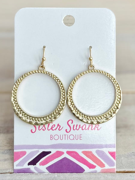 Coastal Glow Drop Earrings - Gold