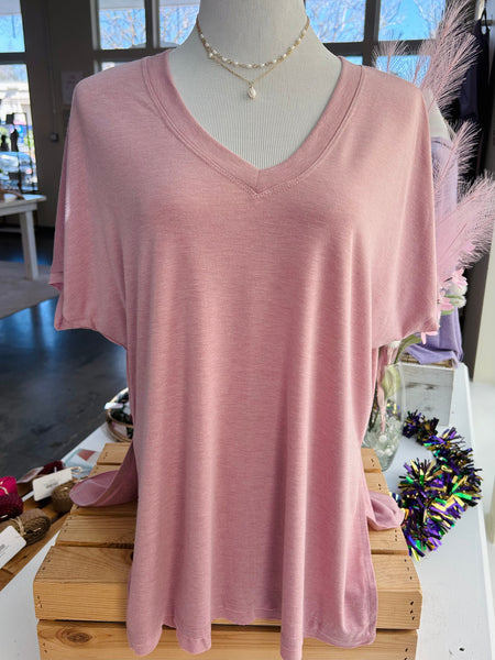 Ready to Relax Tee - Mauve