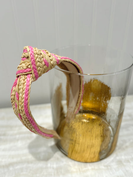 Knotted Chic Headband - Pink