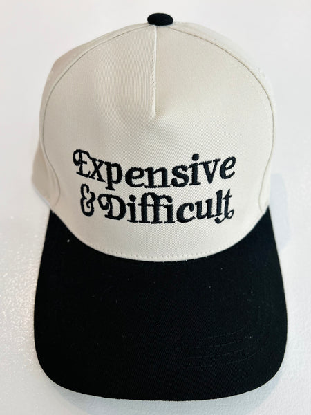 "Expensive & Difficult" Cap - Black