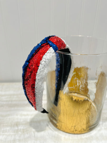 Americana Top Knot Headband