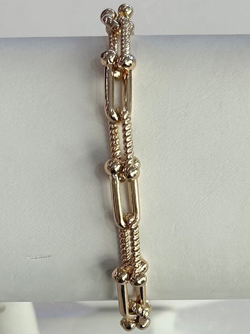 Chain Linked Bracelet - Gold