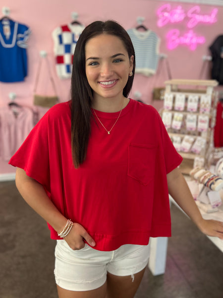 Core Comfort Top - Red