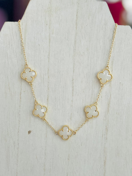 Starlit Clover Necklace