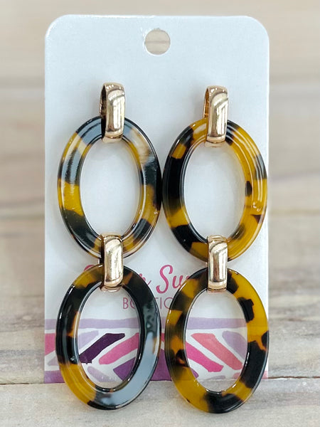 Modern Marble Earrings